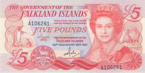 Falkland p12 5 Pfund 1983